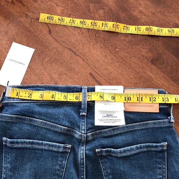 Citizens Of Humanity, Jeans, Ella, Mid Rise, Slim, Crop, Size 23 NEW With Tags - Picture 9 of 16